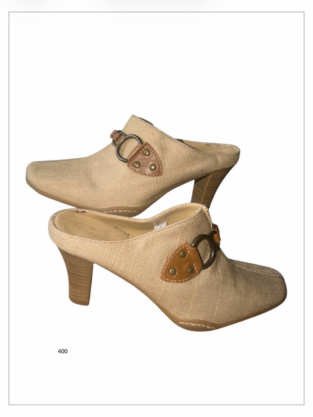 *NWOT* Aerosoles "Cinch Worm" Heeled Mule